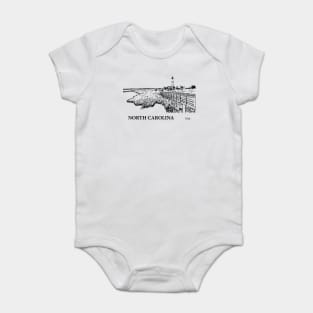 North Carolina USA Baby Bodysuit